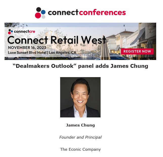 “Dealmakers Outlook” panel adds James Chung